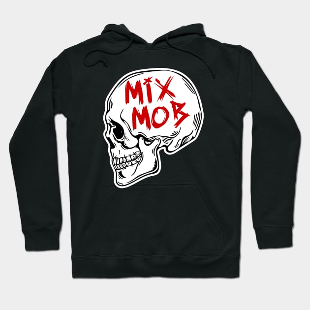 Mix Mob Skull (Red) Hoodie by Mix Mob